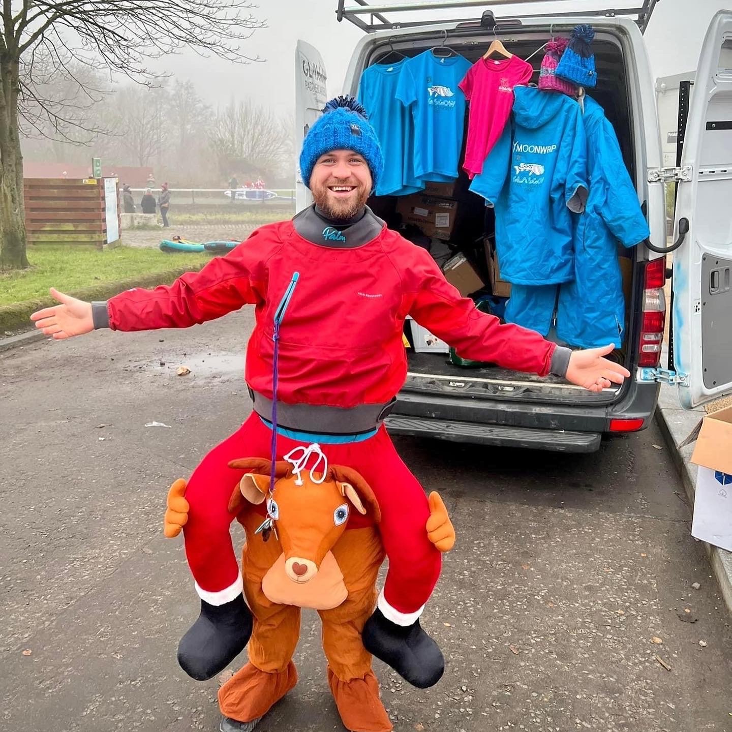 Deer me, what's going on here? Photo: Matthew Hurding / Glasgow Paddleboard Co