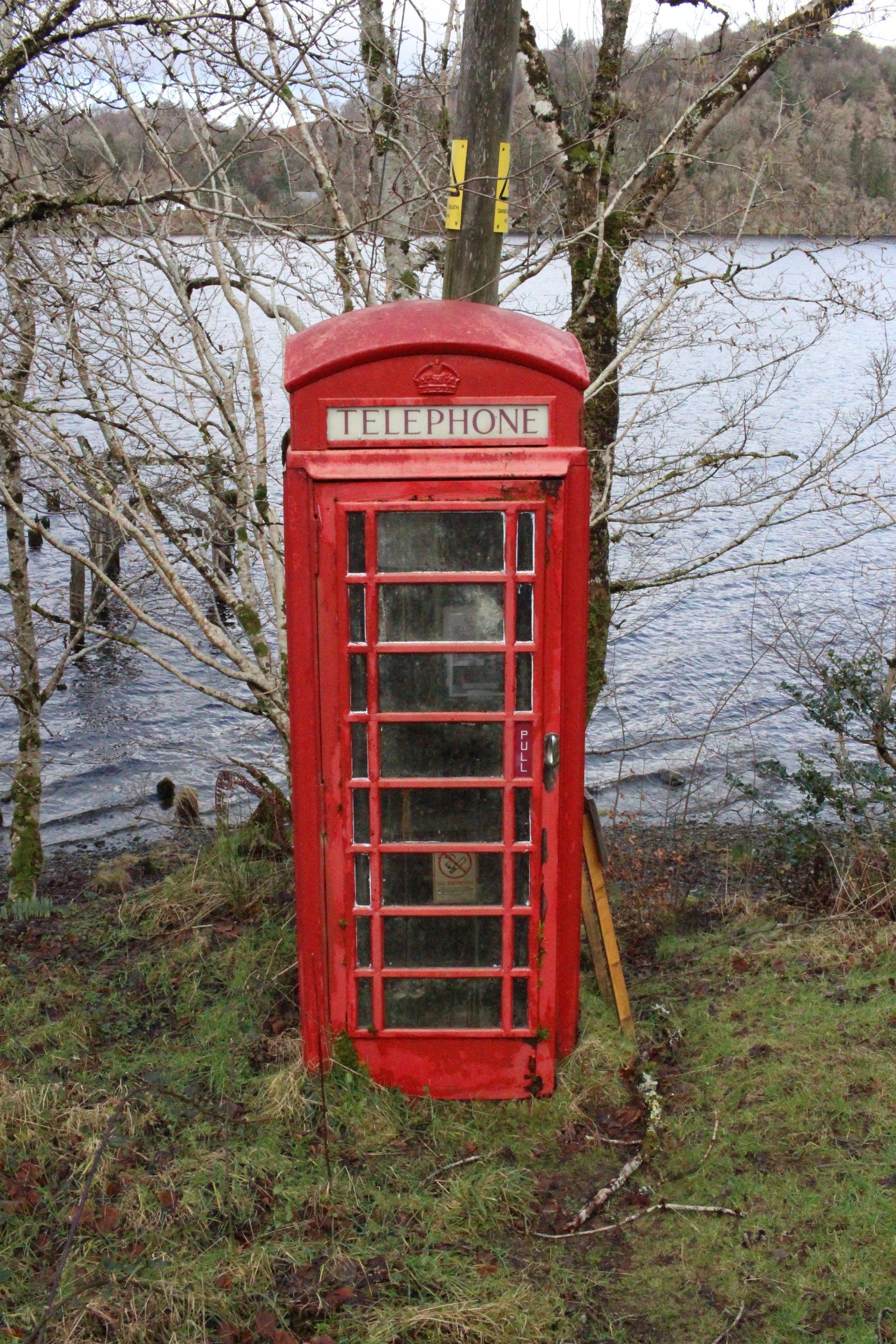 Outside the box, Loch Awe.