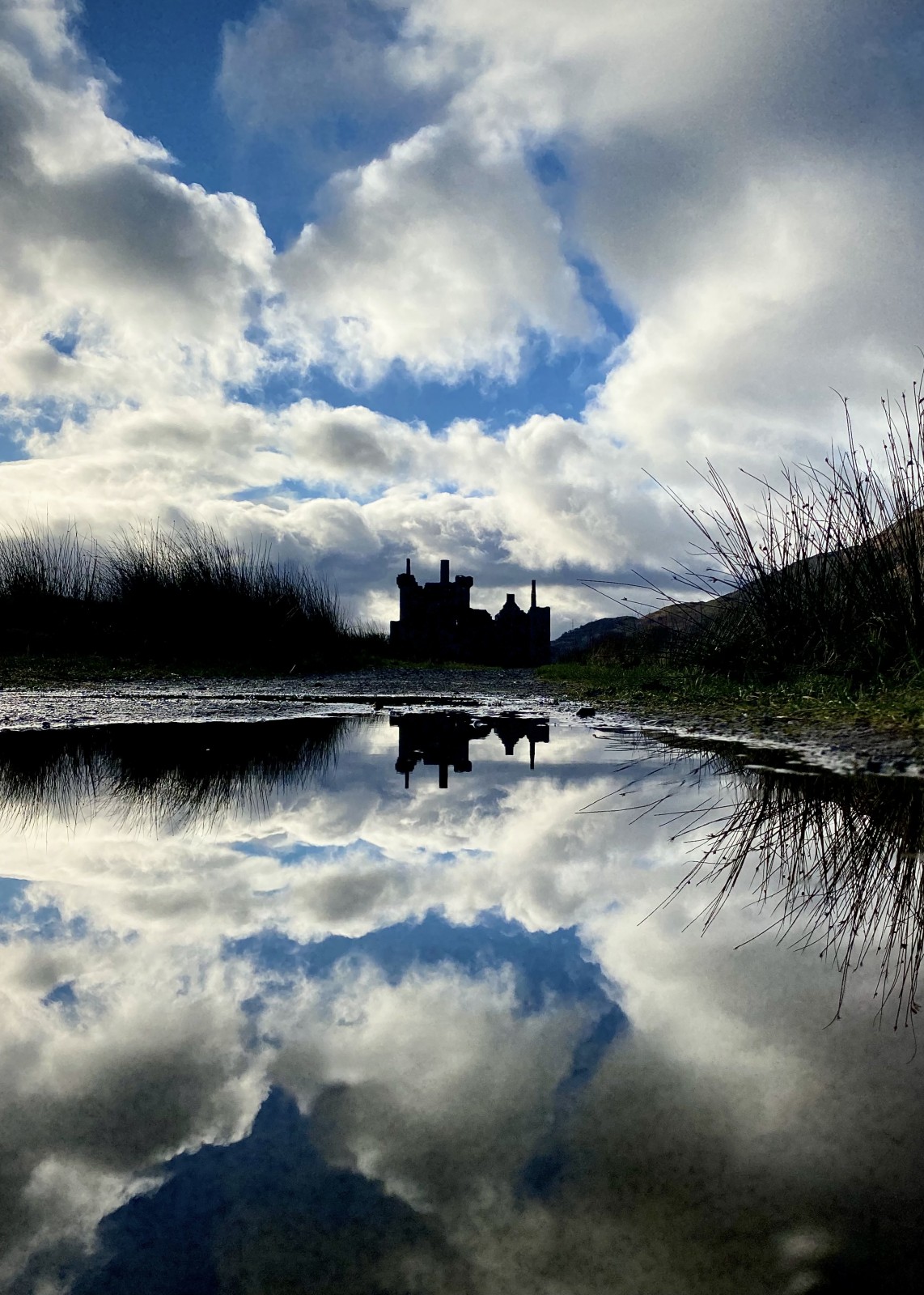Castle in reflection.
