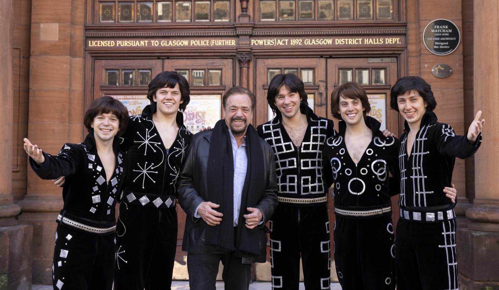 WORLD PREMIERE OF THE OSMONDS: A NEW MUSICALPicturedJay Osmond with the cast of The Osmonds : A New Musical at The King Theatre in Glasgow.THE OSMONDS: A New Musical with story by Jay Osmond tells the true story of the five brothers from Utah who were pushed into the spotlight as children and went on to create smash hits, decade after decade.  From their star residency on The Andy Williams Show from 1962 to 1969, to pop stars and ‘Osmondmania’ from 1971 to 1975, to the arrival of The Donny & Marie Show, a popular variety TV show, from 1976 to 1979, The Osmonds lived a remarkable life recording chart-topping albums, selling out vast arena concerts and making record-breaking TV shows - until one bad decision cost them everything. Photograph by Martin Shields Tel 07572 457000www.martinshields.com© Martin Shields