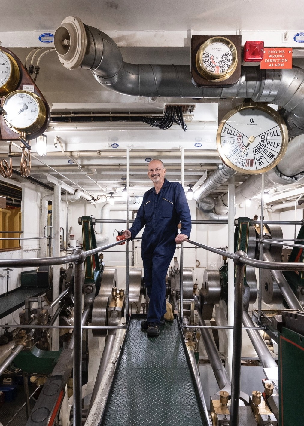 Colin Dykes worked for 40 years at a builders merchant before taking to the water in retirement. Photograph: Martin Shields