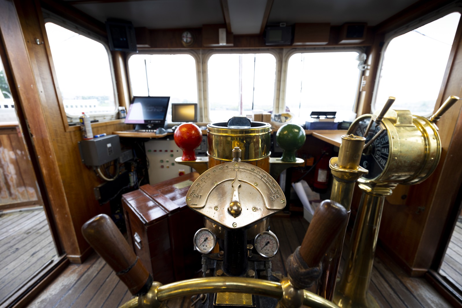Bridge in time: The heart of the ship PS Waverley is the last seagoing passenger-carrying paddle steamer in the worldPictured The BridgePhotograph by Martin Shields Tel 07572 457000www.martinshields.com© Martin Shields
