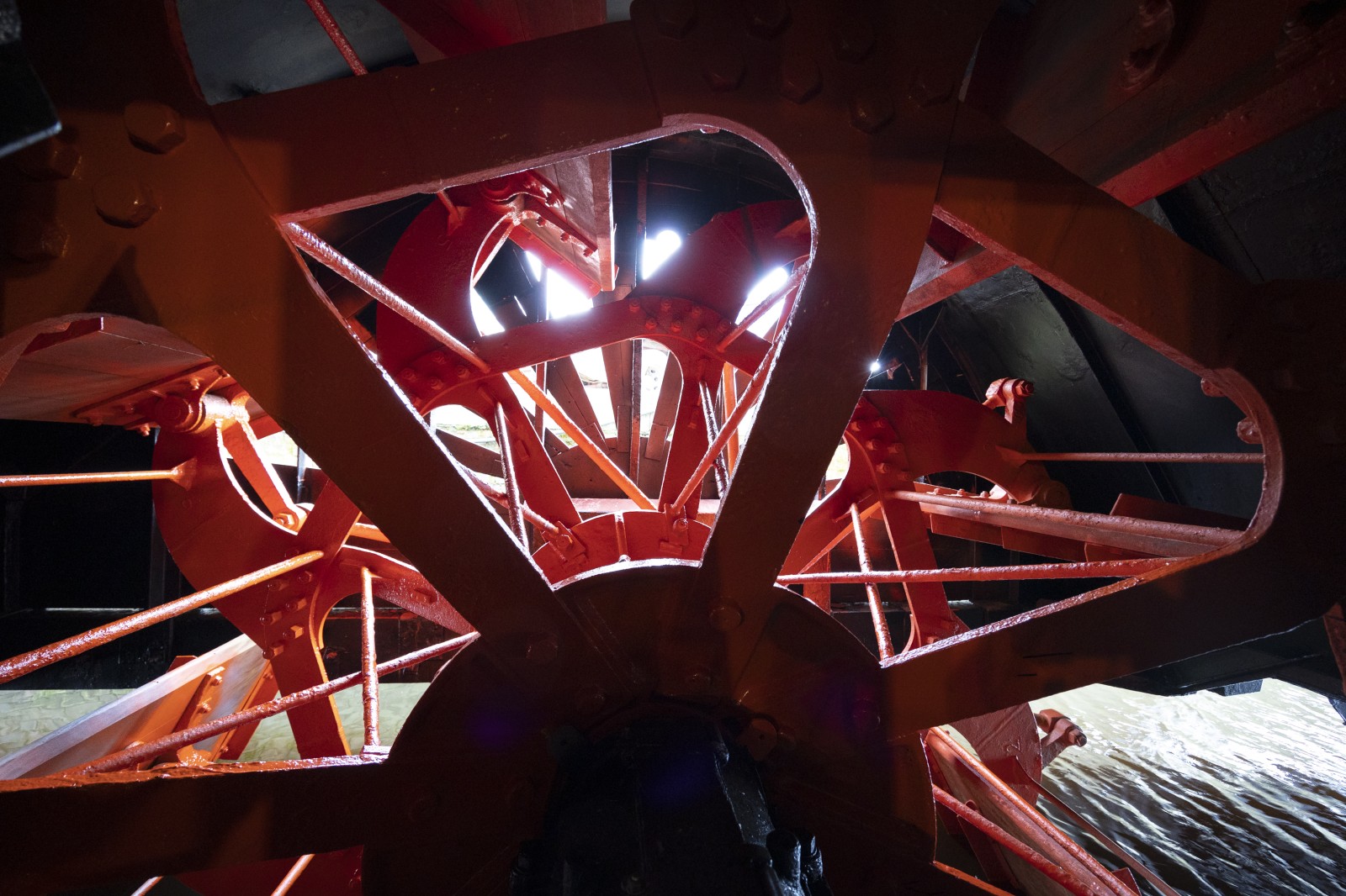 Waverley's steam paddles make the ship unique. Photograph: Martin Shields