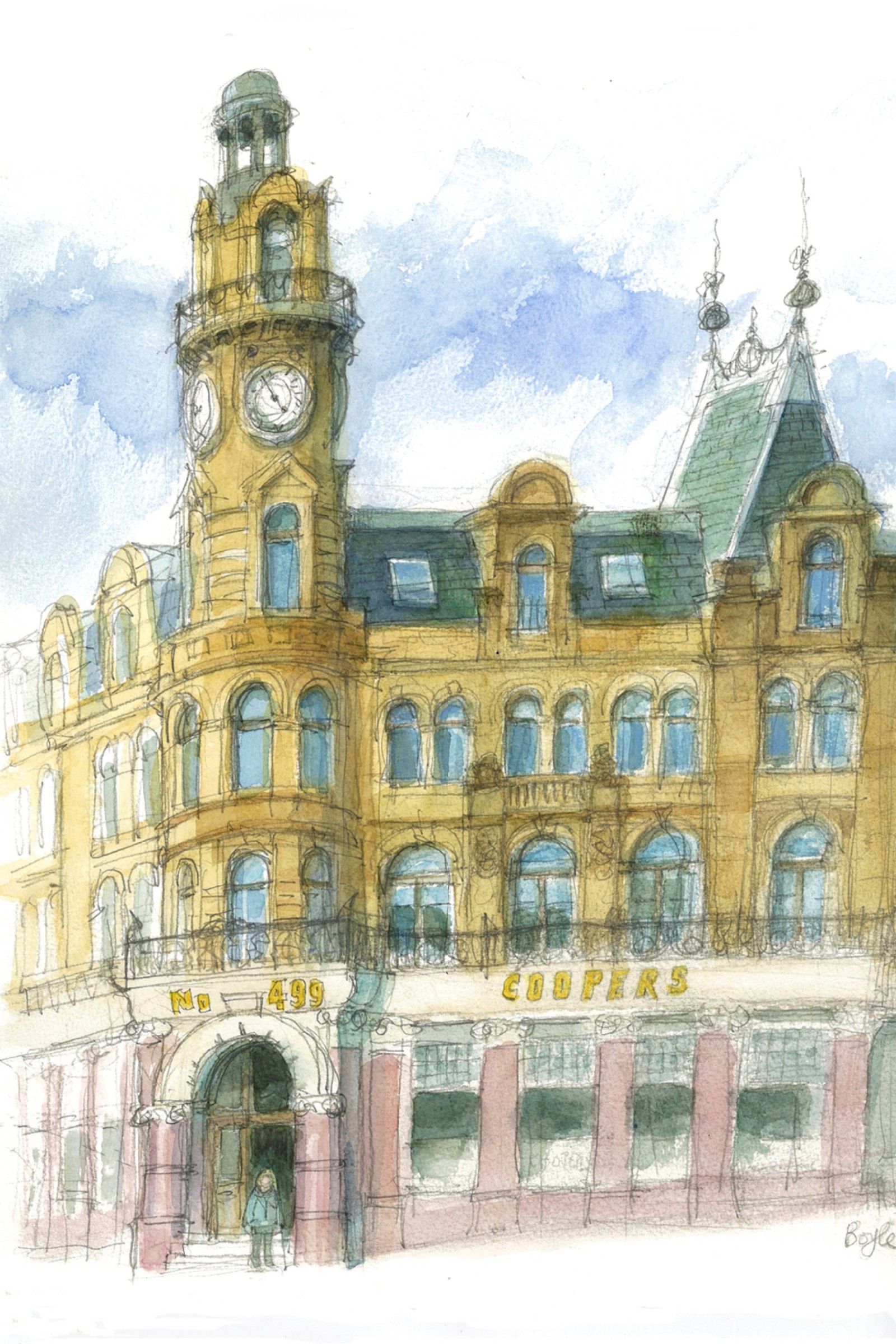 Exhibition 'Glasgow The Art of the City' Glasgow West End Today