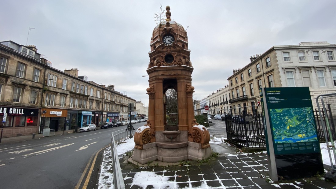 Cameron Memorial Fountain  Picture: Glasgow West End Today