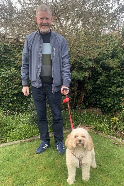 Colin McCredie and Lulu  Picture: Heather Suttie 