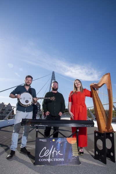 New Voices artists launch Celtic Connections 2025 at the Govan-Partick Bridg  Picture: Photo: Celtic Connections