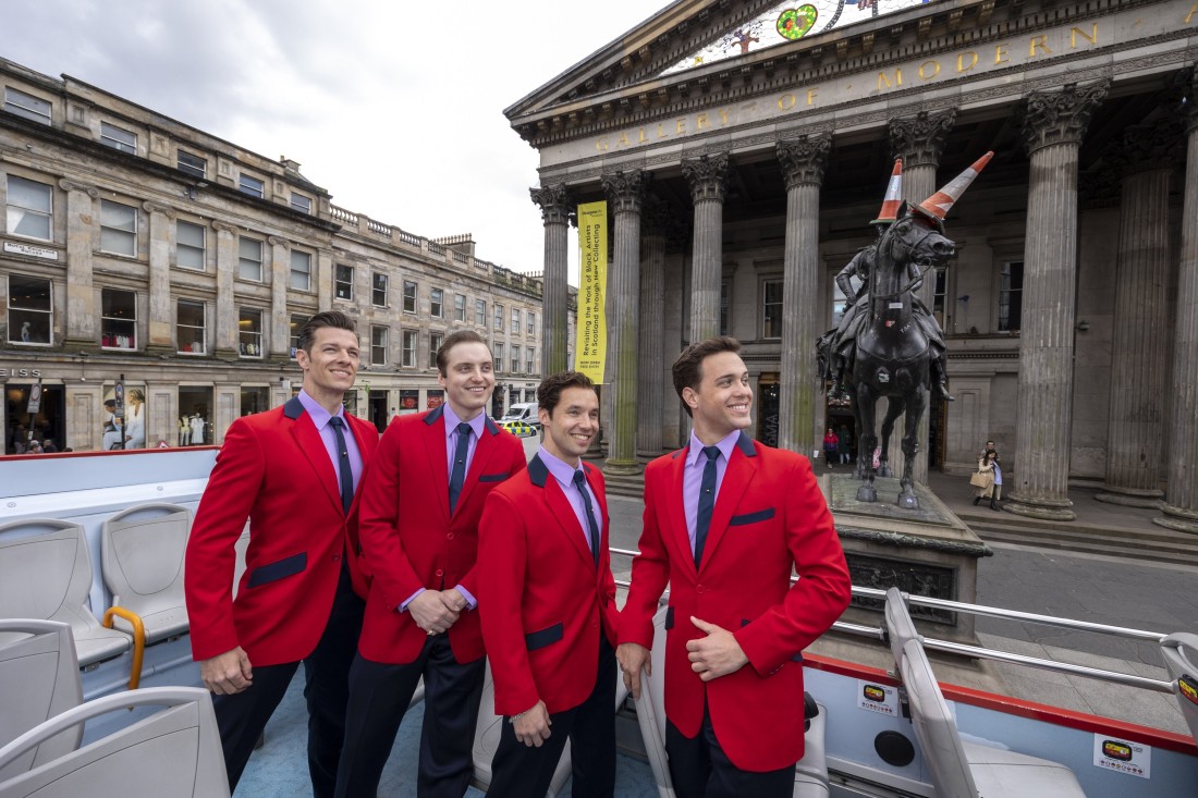 The Oliver Award-winning musical tells the story of Franki Valli and The Four Seasons.  Picture: Photo: Martin Shields