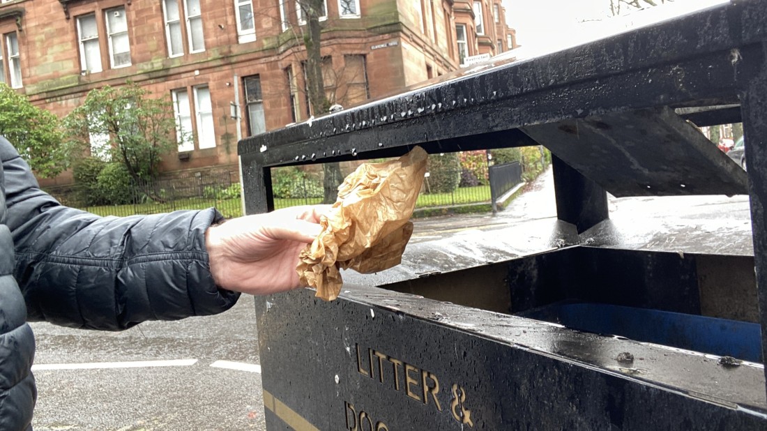LitterLotto rolled out across Glasgow  Picture: Glasgow West End Today