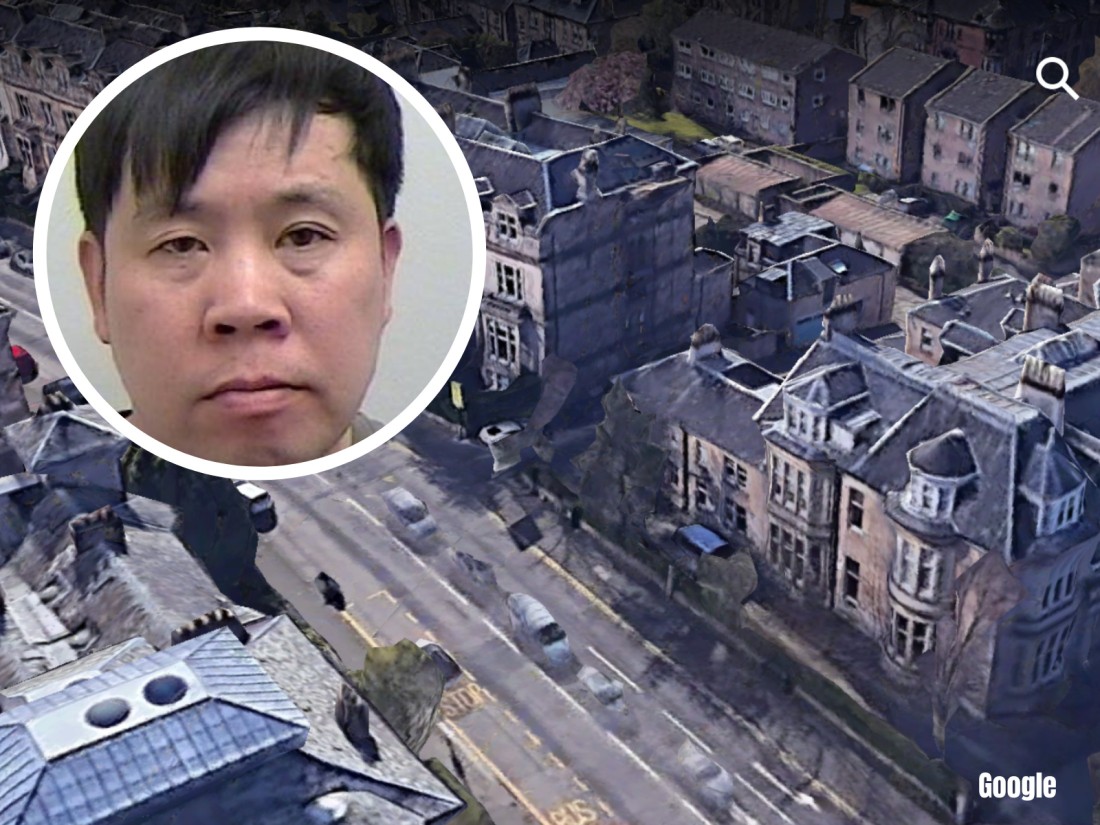 Wenjie Yu, 49, deliberately drove at PC Neil Kerr during a drugs bust last summer.  Picture: Google/Police Scotland 
