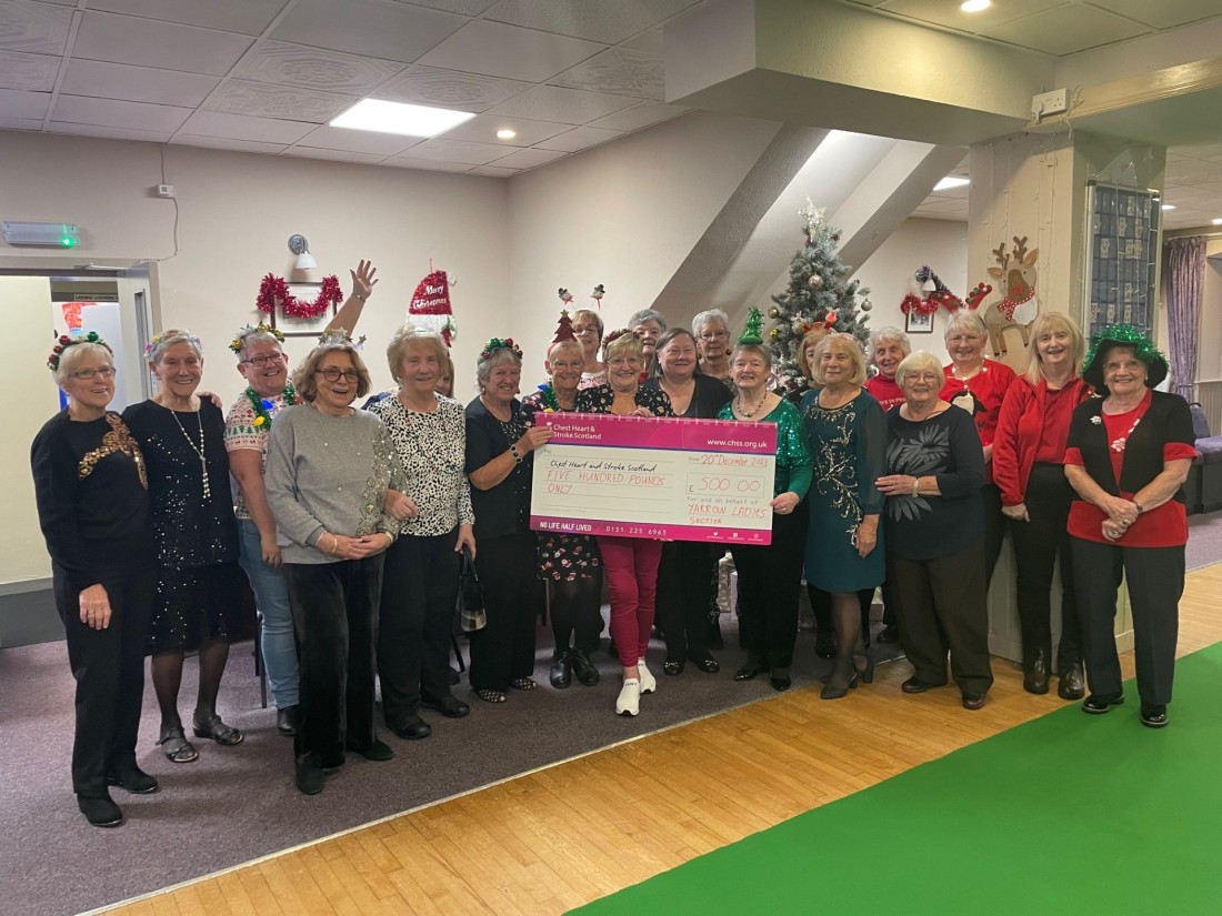 Bowlers raise money for charity  Picture: Chest Heart & Stroke Scotland (CHSS)