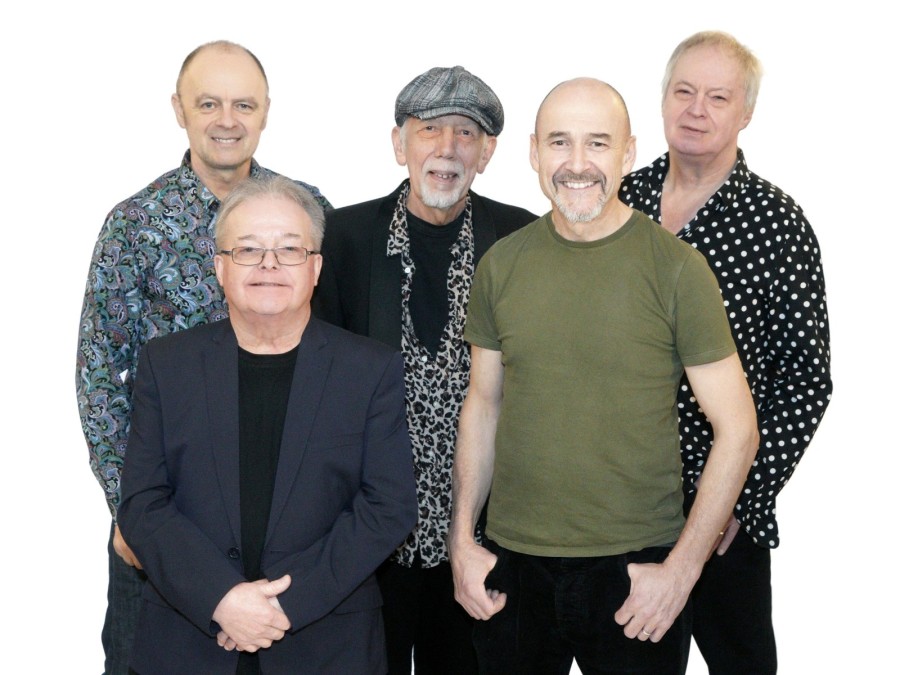 Today's Lindisfarne features founding member Rod Clements (middle)