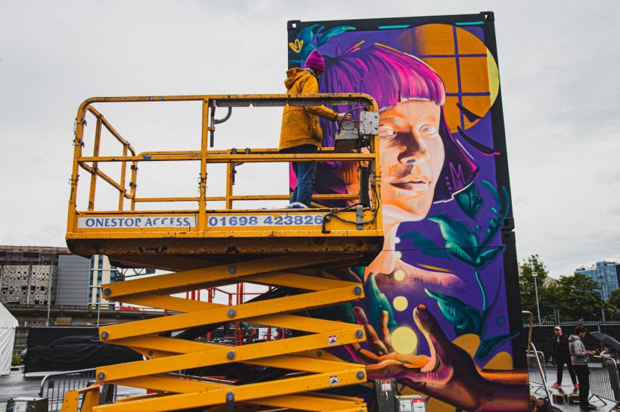 Creating the artworks at Park XR