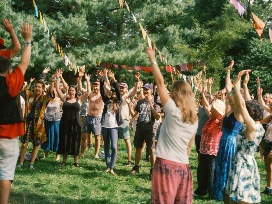 Yoga at WOMAD