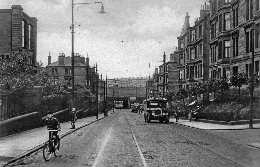 Looking west along Clarence Drive in Hyndland. Image supplied by Lewis Hutton
