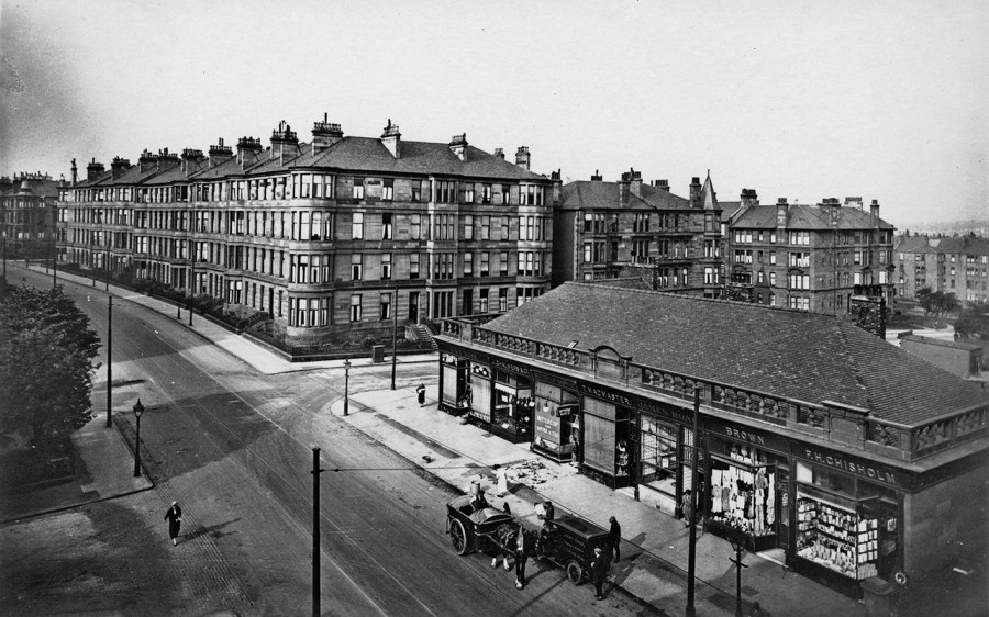 Along Hyndland Road and the row of shops by the former Hyndland Station. Image supplied by Lewis Hutton