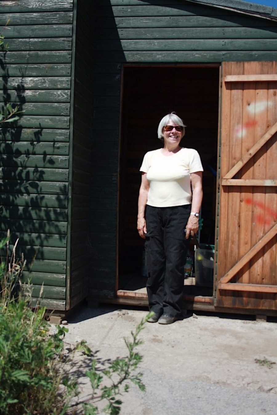  Determination: June Mitchell praises the local team for getting the project off the ground