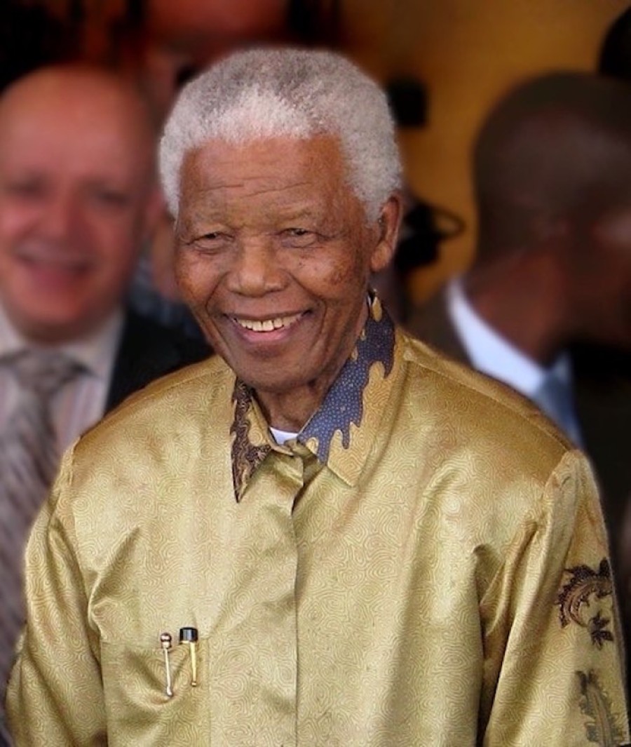  Great man: Nelson Mandela inspired the end of apartheid 