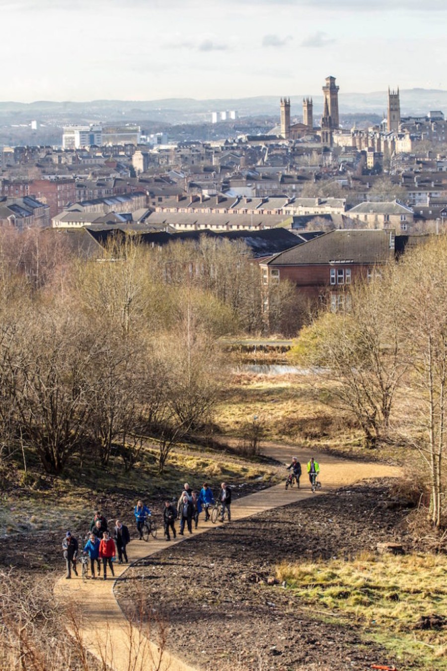  The Claypits pathway: Visitors are being urged to discover the wonders of Glasgow’s ‘secret’ nature reserve following the creation of a new pathway through the heart of the Hamiltonhill Claypits. Pic Peter Devlin