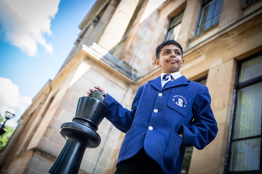  Aryan is heading to China to represent Scotland at under 12 level