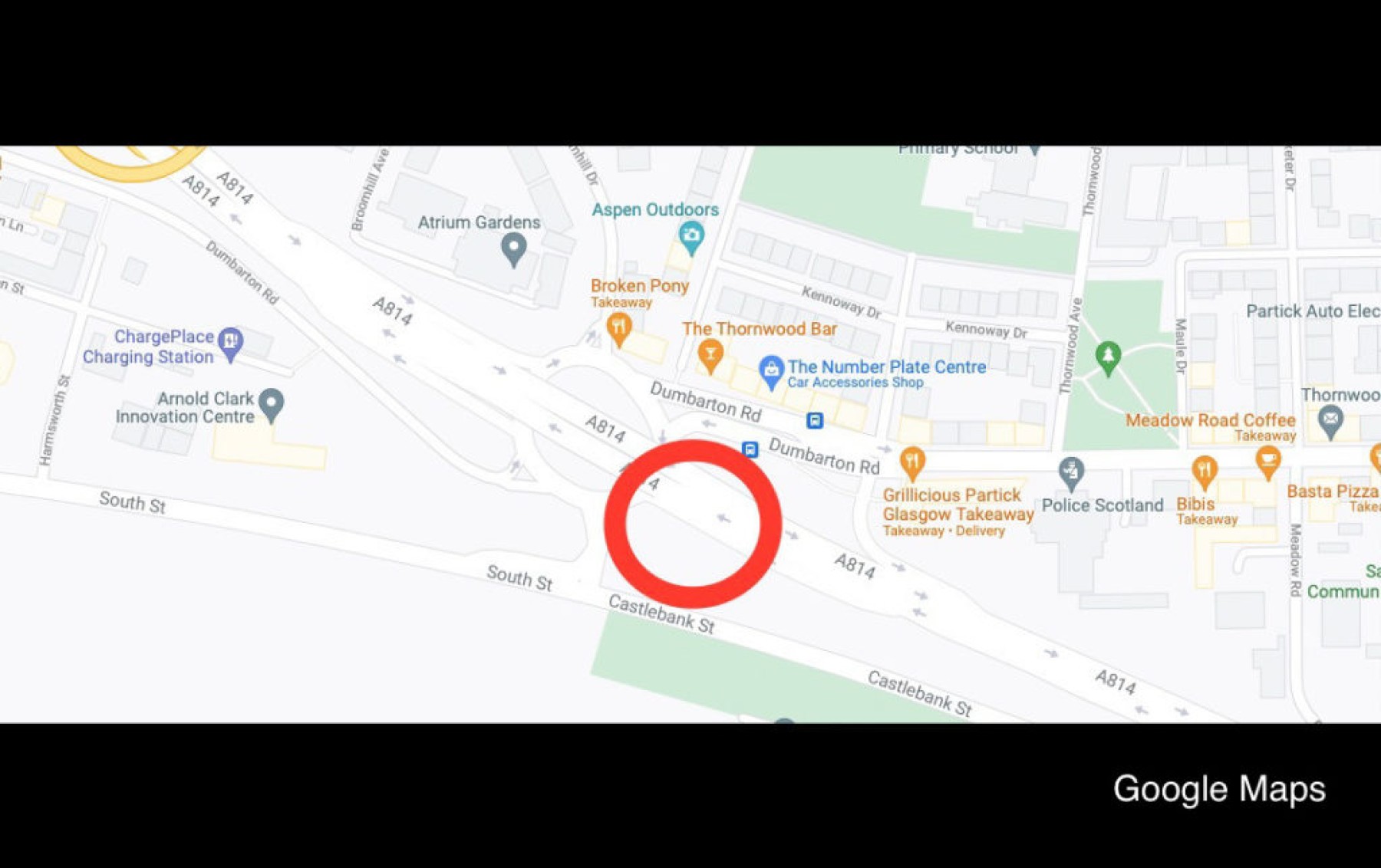 NEWS 'The Battle of Thornwood Roundabout' Glasgow West End Today