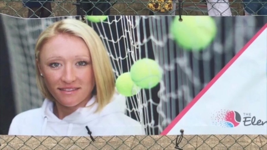  Inspiration: the event was set up in memory of young Scottish tennis star Elena Baltacha 