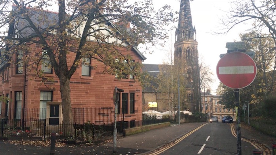  Prominent: the new memorial and garden is a focal point in Dowanhill 