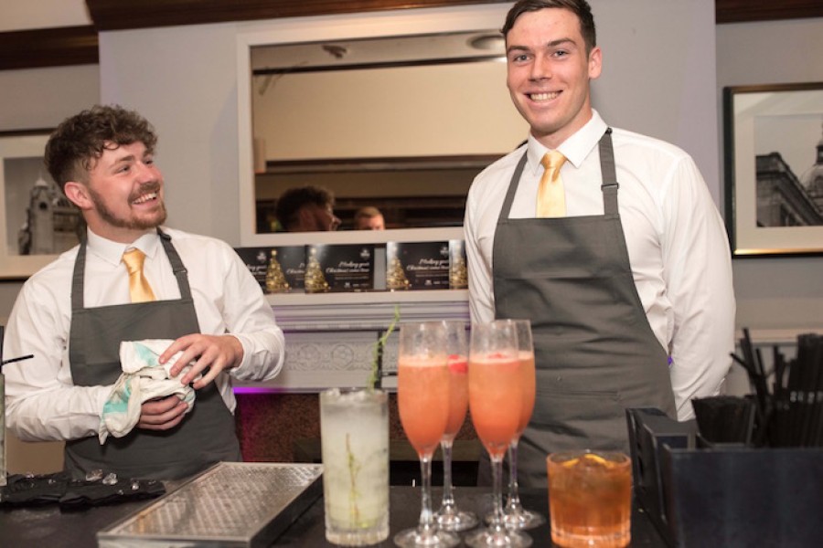  Ready to serve: staff at The Terrace 