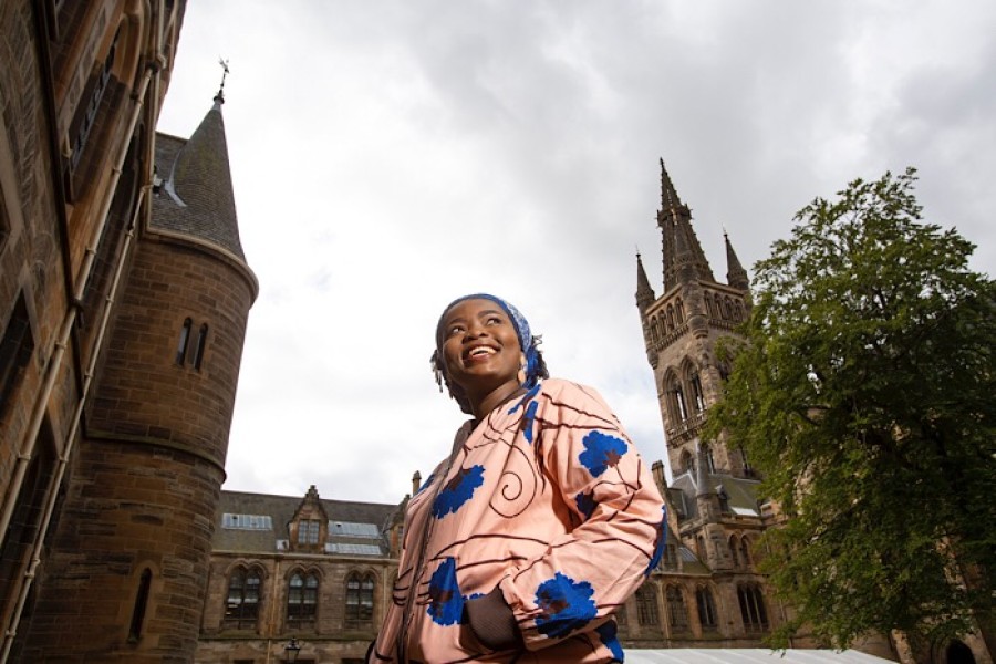  Sofiat Olaosebikan is supporting students in Africa. Photo: Martin Shields