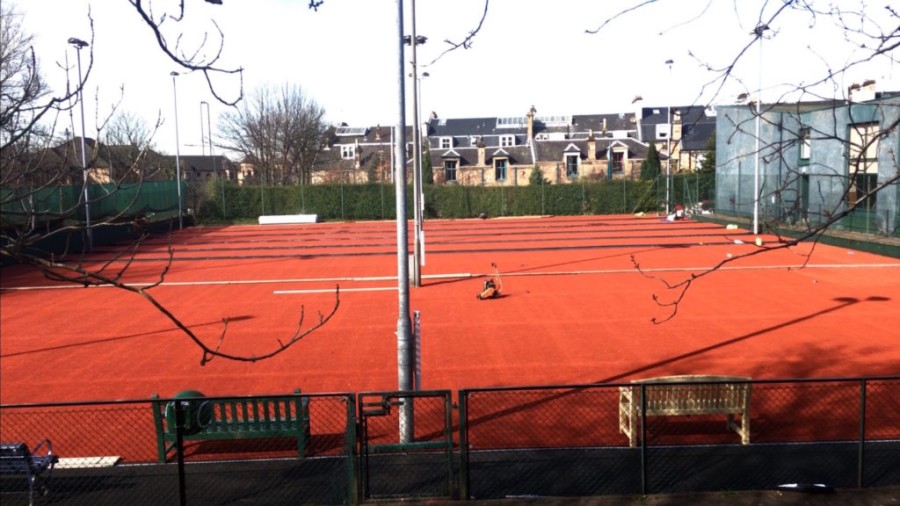  Future: Artificial clay courts are slower and easier to play in wet weather.