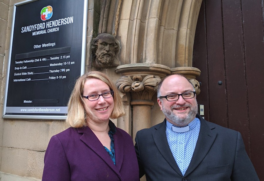 Rev Ben Thorp and his wife Heather