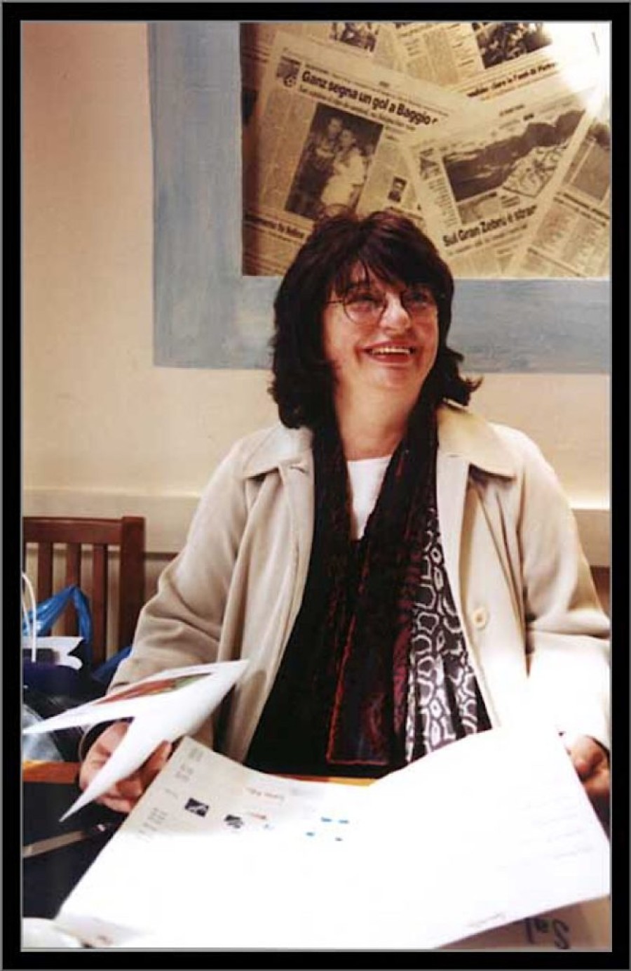  Pat in the early days of her West End blog