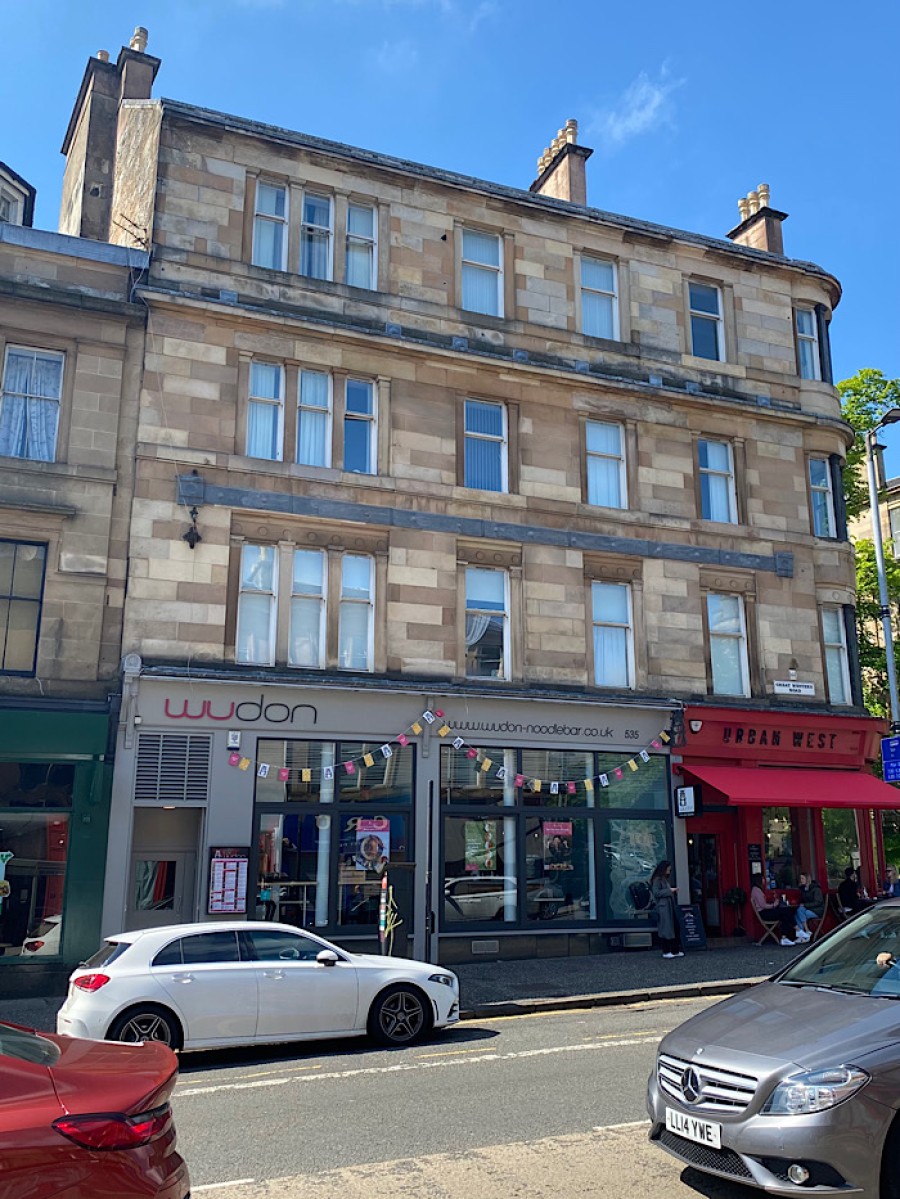 Wudon is at 535 Great Western Road