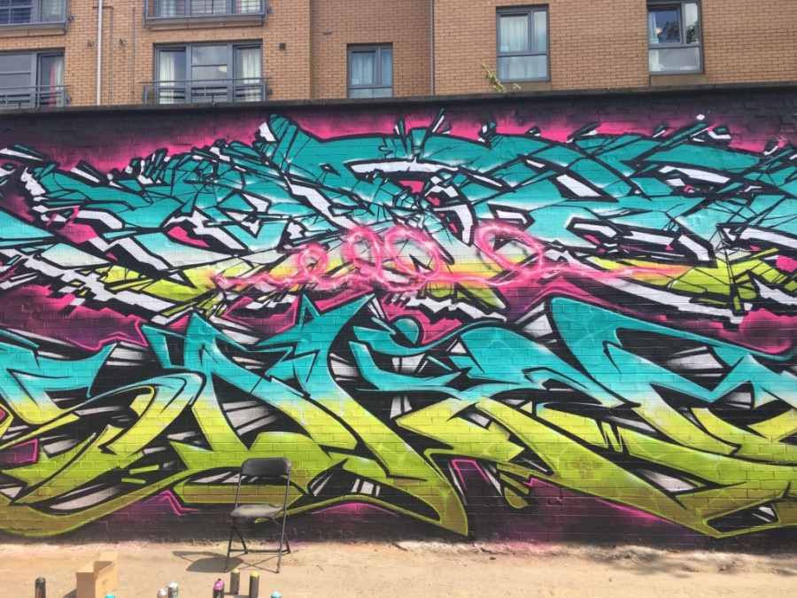  International: The festival starred 25 of Europe's top graffiti and street artists.