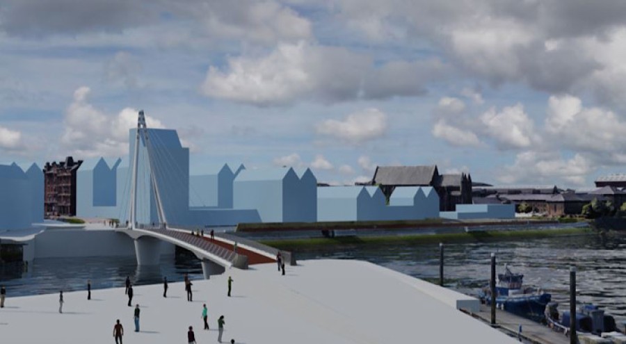  The deck will be wide enough for use by pedestrians and cyclists