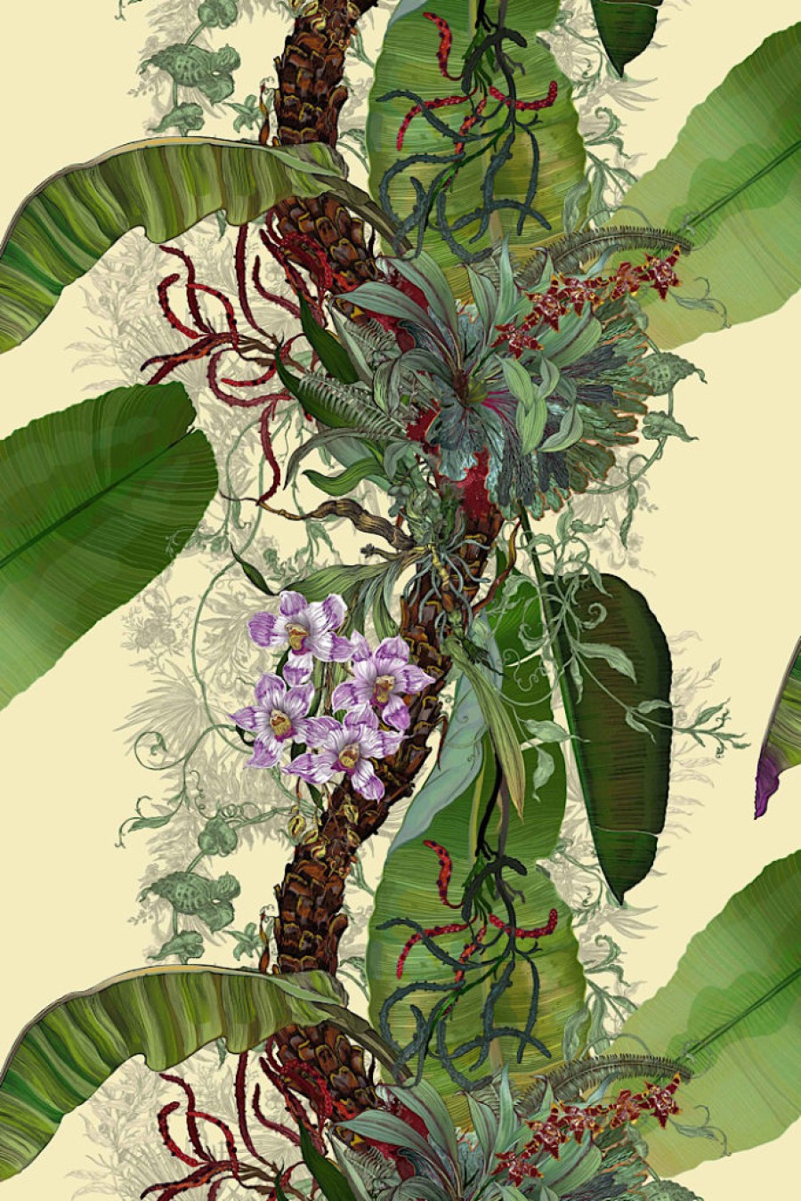 Timorous Beasties, Topical Tropical, 2015. Digital print on paper. Copyright Timorous Beasties.