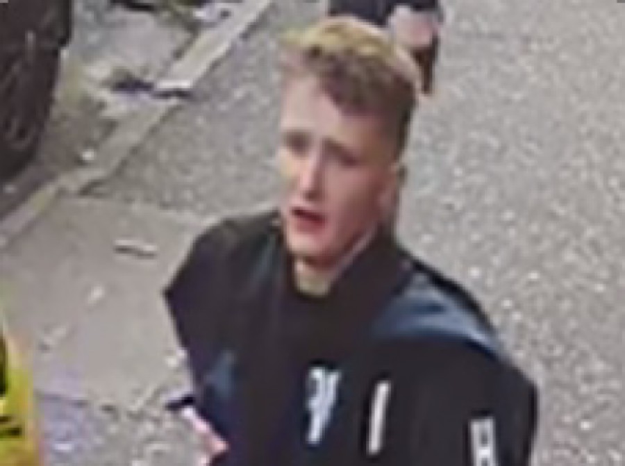 The man police want to speak to.