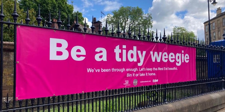 Keeping the streets clean of rubbish