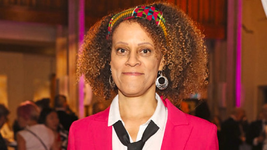  Bernardine Evaristo is a joint winner of the Booker Prize. (Photo by David M. Benett/Dave Benett/Getty Images)