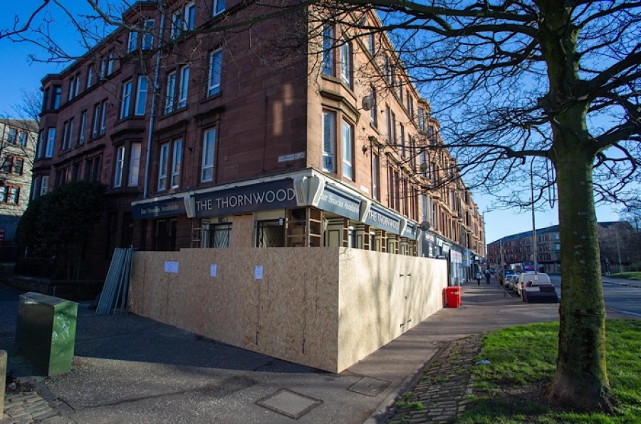  Corner bar: The Thornwood on Dumbarton Road. Photo credit: Mark F Gibson / Gibson Digital 