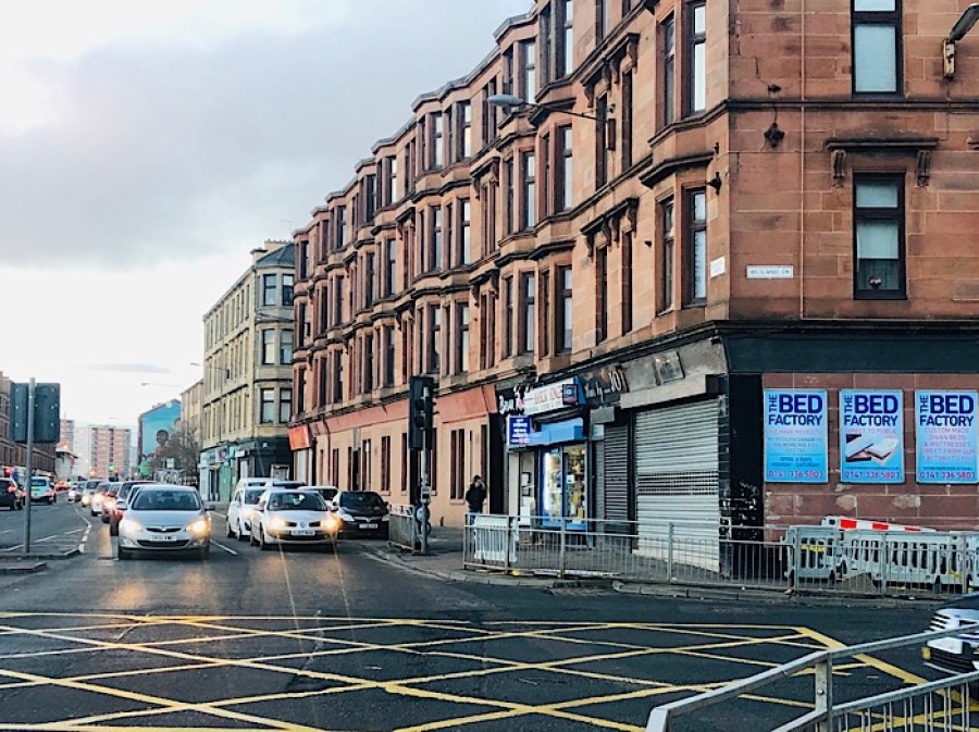  Location: The shooting happened at traffic lights at the junction of Maryhill Road and Bilsland Drive last April