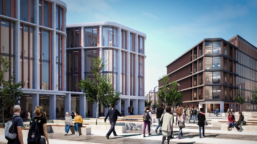  How The Clarice Pears Building will look from a new public approach off Dumbarton Road