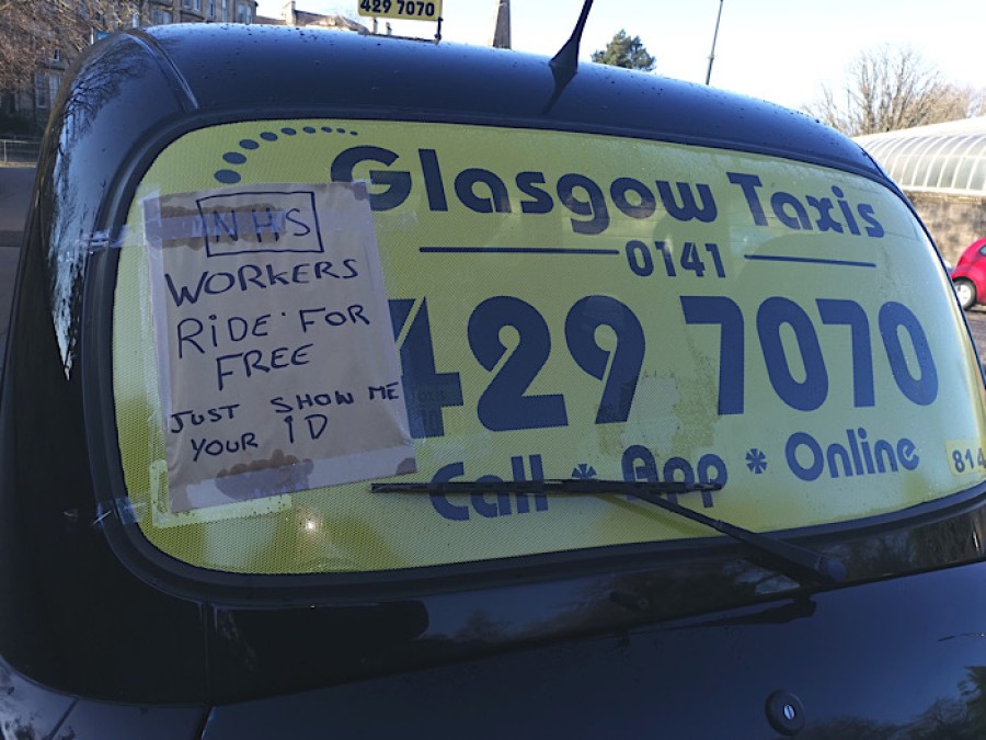  Robert is a longstanding Glasgow Taxi driver