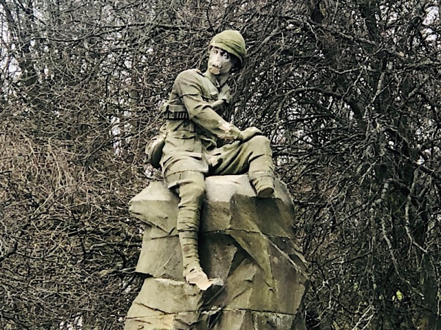  Sacred: The memorial east of the Prince of Wales Bridge was erected in 1906 