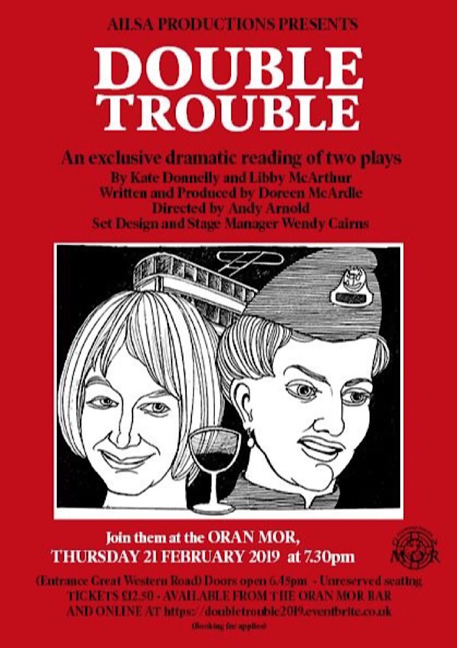  Poster: Artwork for the performance was provided by Alasdair Gray