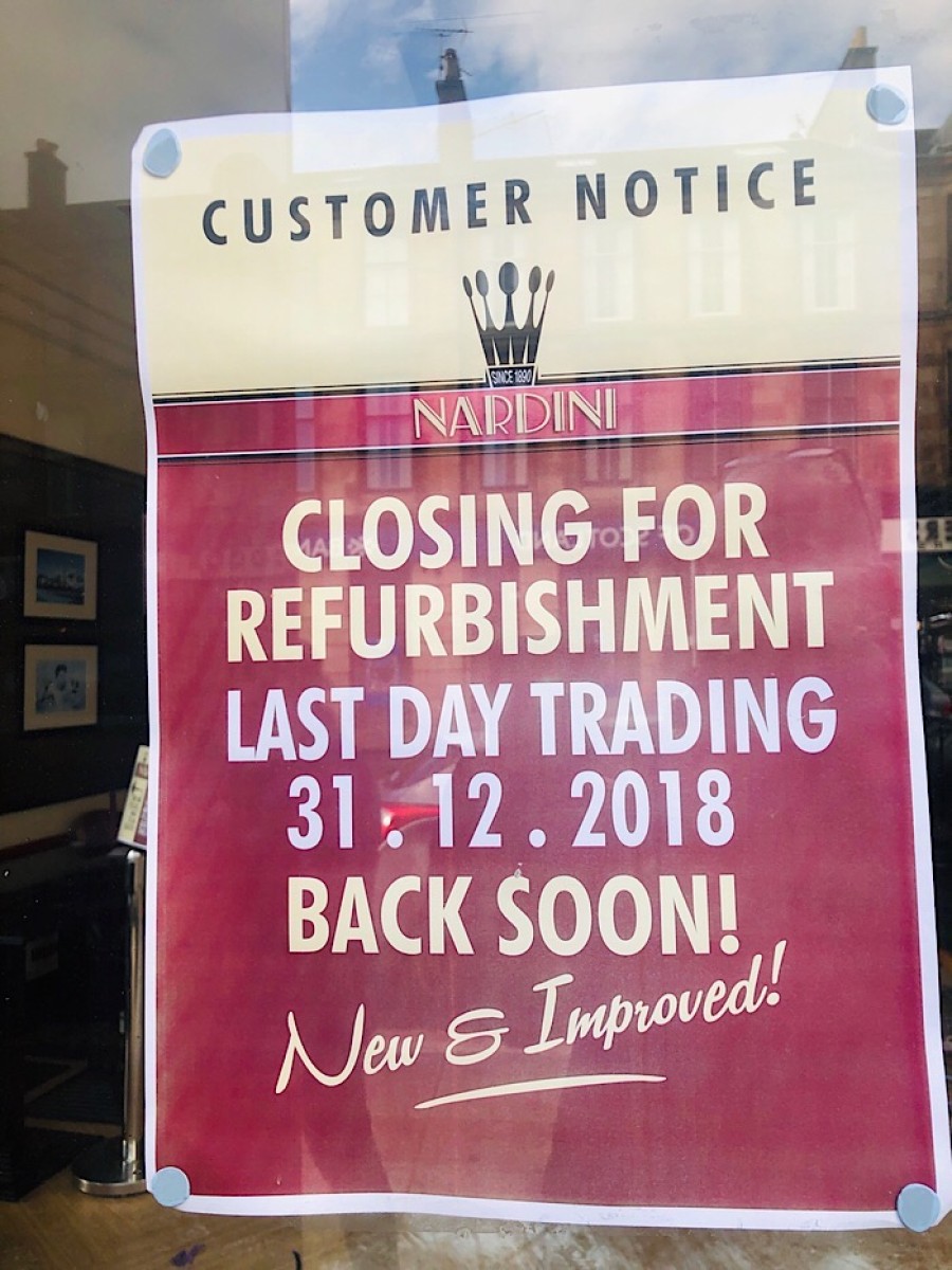  Poster: this sign had been in the window up until recently 