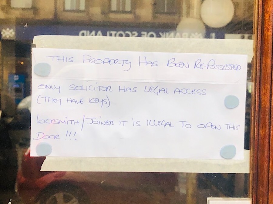  Note: a sign in the window of the ice cream parlour 