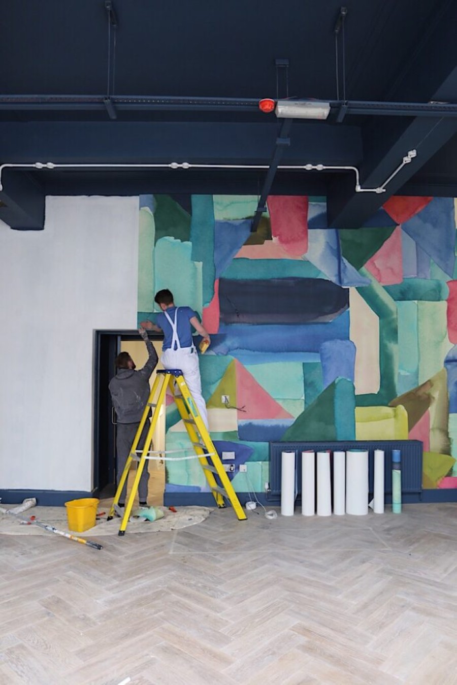  Colour: the design team have carried out a full renovation of the building 