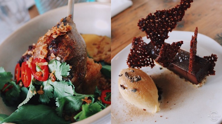  Winner: Confit of duck leg and dark chocolate crémeux 