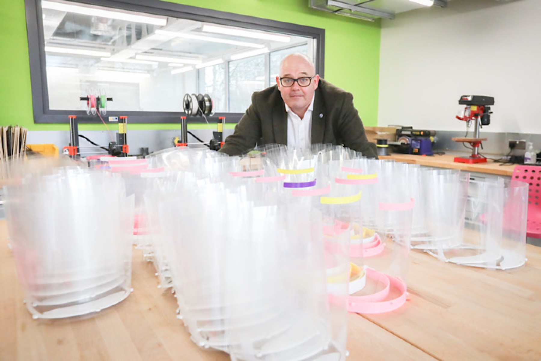 'Kelvinside staff are doing an amazing job manufacturing protective